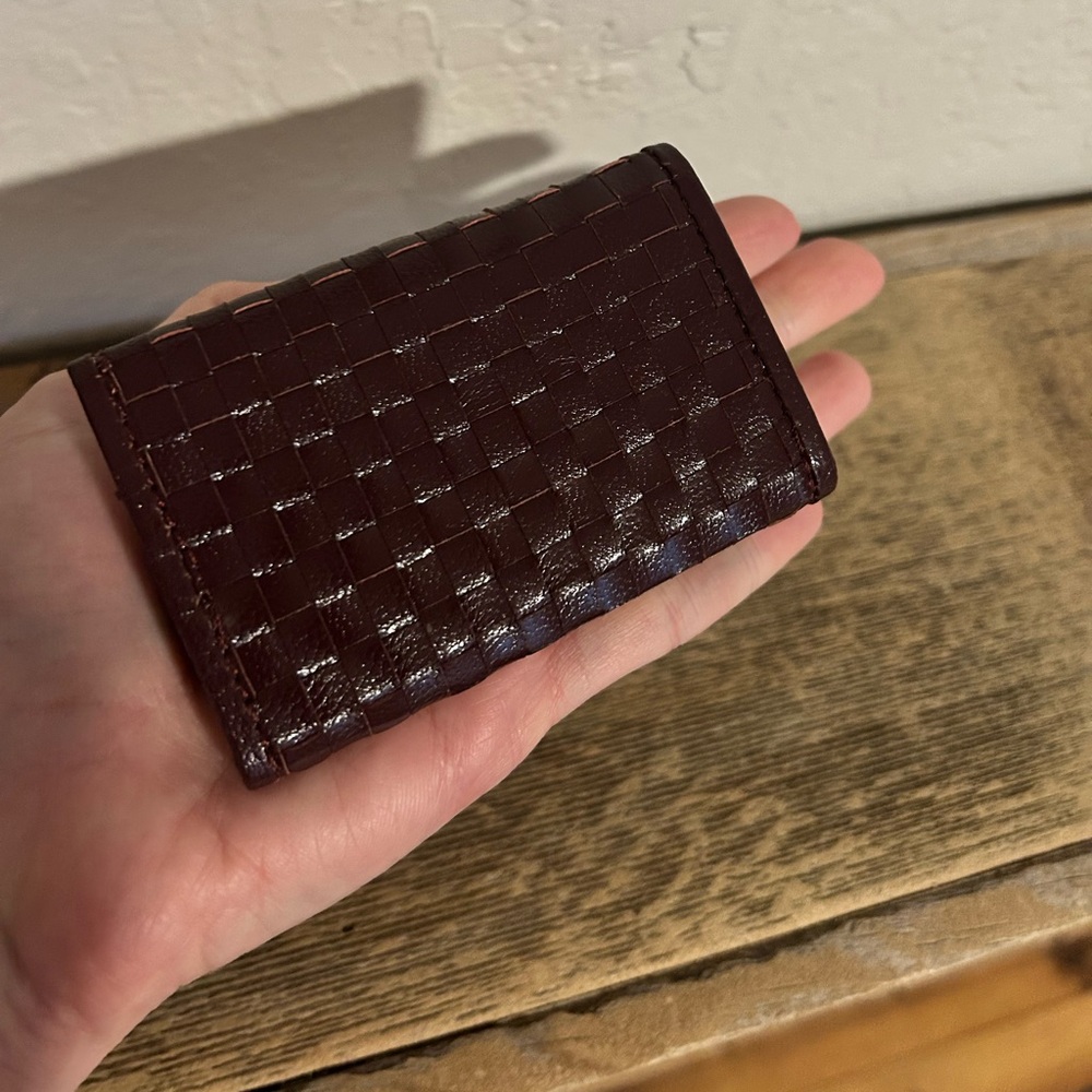Vintage St Dennis burgundy leather key case model No. 151, featuring 6 hooks - Picture 4 of 12